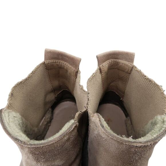 Vince Shoes Womens 5.5 Boots Cody Suede Chelsea Pull On Crepe Sole Casual Brown - Picture 14 of 14